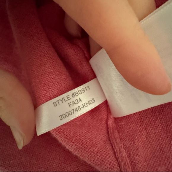 J CREW Short-Sleeve Cotton-Blend Sweater-Polo in Amaranth Pink Size M - Picture 11 of 11